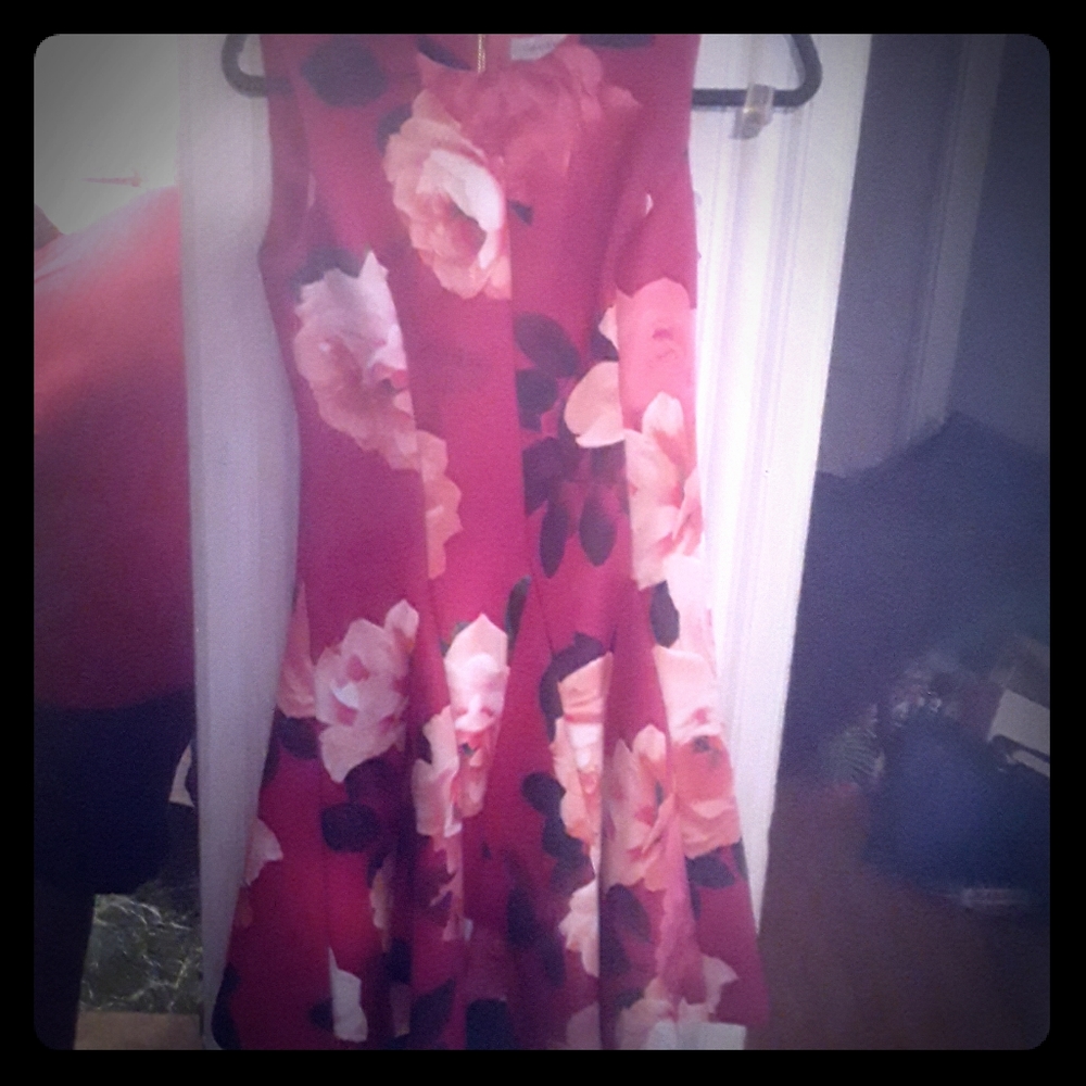 Fitted dress floral